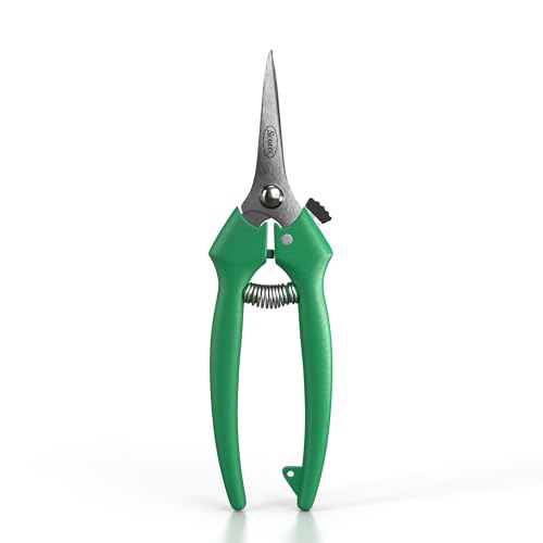 Scotts Straight Tip Floral Shears - Ultra Sharp Lightweight Gardening Scissors - Hand Pruner Pruning Shear for Flowers, Herbs, Roses and Indoor Plants - style: Floral Shears