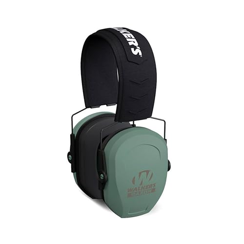 Walker's unisex-adult Walker's Earmuffs - color: Slim Passive - Sage Green W/ Fde Logo, size: One Size