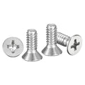 METALLIXITY #10-24x1/2 Phillips Flat Head Bolts 304 Silver 30Pcs - color: Silver, size: #10-24x1/2"
