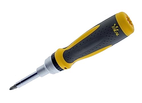 IDEAL Electrical Twist-A-Nut Ratcheting Screwdriver, 35-688, 21-in-1