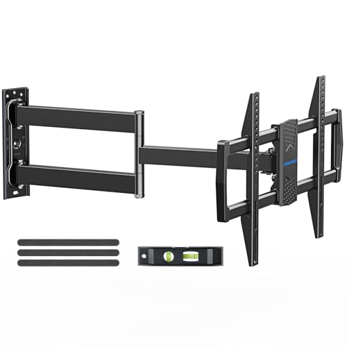 MOUNTUP Corner TV Wall Mount for Most 42-75 Inch TVs with 32” Long Extension, Long Arm TV Mount, Full Motion TVs Mount Swivel Articulating Mounts, MAX VESA 600x400mm, Holds up to 99 lbs MU0076 - size: for 42-75 inch TV,Corner TV Mount