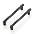 Ravinte Matte Black Kitchen Pulls Cabinet Handles 5 Inch 5 Pack - color: Matte Black, size: 5 Inches Hole Center