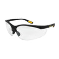 DEWALT DPG59 Reinforcer Rx-Bifocal High Performance Protective Eyeware with Rubber Temples and Protective Eyeglass Sleeve - Clear Lens, 3.0 Diopter - size: Rx-Bifocal 3.0