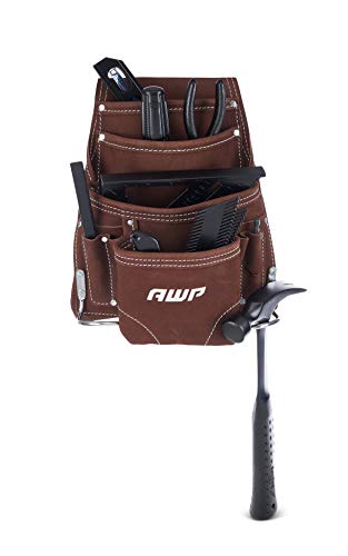 AWP Tool Pouch, Electrician Tool Pouch, Premium, Professional Multi-Pocket Organizer - size: 1 Pack, style: 10 Pocket Tool Pouch