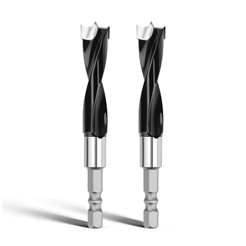 2-Pack 1/2 Inch Forstner Drill Bit Carbide Tipped Woodworking Hinge Cutter - size: 1/2 in