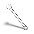 zhax 7/16" SAE Combination Wrench, 12 Point Box End, 15 Degree Offset Design, Mirror Polish Finish, Forged CR-V Steel, Hand Tools for Mechanics, Ideal for Auto and Home Repair - size: 7/16"