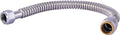 SharkBite Max 18 in Corrugated Flexible Water Heater Connector, 3/4 Inch Push-to-Connect x 3/4 Inch FIP, Brass Plumbing Fitting, Stainless Steel, URSS3088FX18 - size: 18 in. L x 3/4 in. PTC x 3/4 in. FIP
