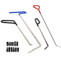 LadyRosian Paintless Dent Removal Rods Kit 18PCS with Rubber Replaceable Heads Tool for Car Body Hail Damage Dent Repair - color: Rod A