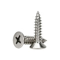 #4 Flat Head Phillips Wood Screws 150Pcs, 304 Stainless Steel, 1/2" - color: Sliver, size: #4 x 1/2''-150pcs