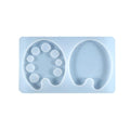Sketching Board Clip Resin Mold Paint Pallet Silicone Mold Crystal Epoxy Mold for Painting Tray Palette Mold