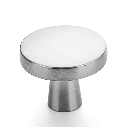 Ravinte Brushed Nickel Drawer Pulls, 1-1/4 Inch Cabinet Knobs,25 Pack - color: Brushed Nickel