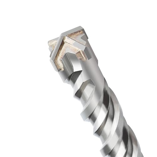 2 Pcs 1/2"x 12.2"(12x310mm) SDS Plus Rotary Hammer Bit for Concrete - size: 1/2 in x 12.2 in (12 x 310mm)