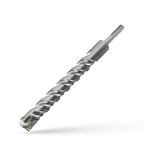 CSOOM SDS Plus Rotary Hammer Drill Bit 1"x10.24", Professional Concrete Drill Bit for Concrete, Brick, Stone and Cement Walls - size: 1"x10.24"