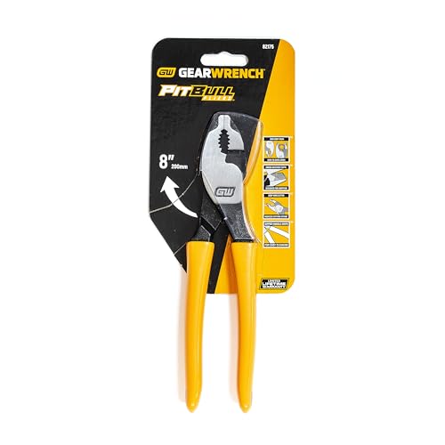GEARWRENCH 8 Inch Dipped Handle Slip Joint Plier - 82175 - size: 8", style: Slip Joint