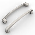 Amerdeco 10 Pack Brushed Satin Nickel Cabinet Pulls, 5 Inch(128MM) Hole Centers, Kitchen Cabinet Handles, Drawer Pulls, ZH0032 - color: Brushed Satin Nickel, size: 5"/128MM Hole Center