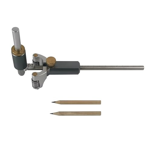 HFS(R Wood Scribe Tool Dual-purpose Lines and Arcs Wheel Marking Gauge Woodworking Tool Metric 120mm