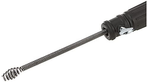 Cobra 84250 84000 Drum Auger, for Use with Most Sink, Shower and Tub Drains,Black , 1/4 in X 25 Ft