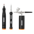Crafting Tool Combo Kit - Rotary Tool, Airbrush Gun, Wood and Metal Crafter for Sanding, Carving, Painting, 20V Power Share Battery & 57-Piece Accessories Included - size: 3 PCS Air Brush Combo