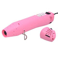 mofa Resin Heat gun,6.6ft Cable 300W Hot Air Gun for Crafting,Acrylic Paint Dryer Multi-Purpose Electric Heating Nozzle (Pink Temp Regulation) - color: Pink Temp Regulation