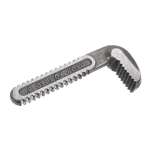 HARFINGTON Pipe Wrench Hook Jaw 8" Plumbing Wrench Replacement Jaws Carbon Steel for 8" Adjustable Wrench - size: 8"