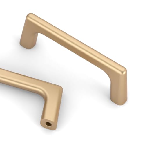 Asidrama 6 Pack 3 Inch(76mm) Champagne Bronze Cabinet Pulls Cabinet Handles Cupboard Handles Kitchen Cabinet Hardware for Cupboard Drawer Pulls - color: Champagne Bronze, size: 3" Hole Center, style: 6 Pack