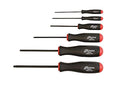 Bondhus 74686 Set of 6 Balldriver Screwdrivers with ProHold Tip, ProGuard Finish, sizes 1.5-5mm