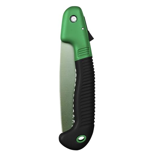 Scotts 7.5 in. Folding Hand Saw – Compact Pruning Saw with Sharp Steel Blade and Non-Slip Handle for Cutting Branches, Shrubs, and Small Trees – Folding Design for Safe Storage - style: Folding Saw
