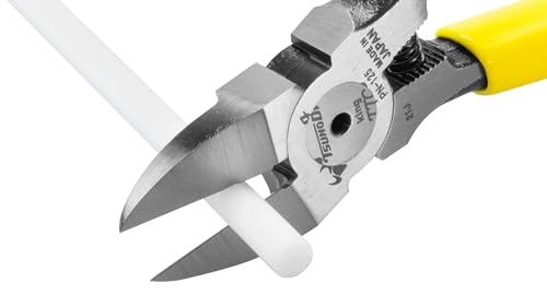 Tsunoda PN-125, Diagonal Cutter for Plastics (5-Inch) Flush Cutter - size: 5-Inch