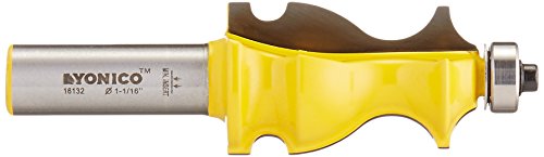 YONICO Architectural Molding Router Bits 1-3/4-Inch 1/2-Inch Shank 16132 - style: 16132 - 1-3/4" CL - 1/4" CD - 1/2" Shank