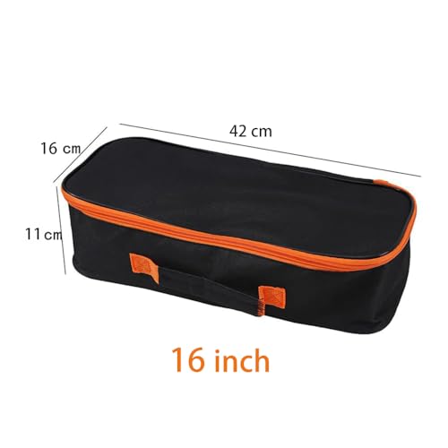 Open Top Tool Tote,Wide Mouth Open Power & Hand Tools Bags Organizer for Men Women (16 Inch) - size: 16 inch-1pcs