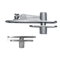 Heavy-Duty Stainless Steel 360° Door Pivot Hinge System – Durable Hinges for Wood Doors - 220lbs Capacity 1-Pack - size: 220lbs 1-pack