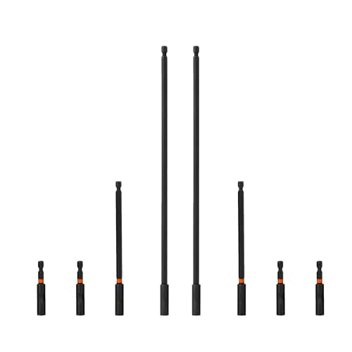 8Pcs Magnetic Bit Holder Extension Set (12", 6", 2.5")