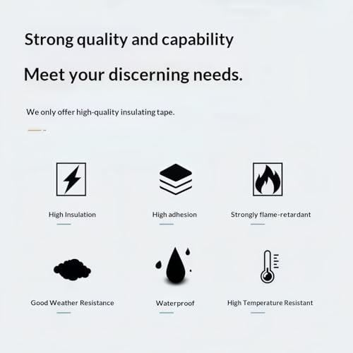 3 Rolls White Flame-Retardant Electrical Tape 3/4 inch * 66 feet; UL Certification, Insulation Repair for Household Outdoor and Indoor Wires Below 600V, Industrial Grade PVC Electrical Tape - color: white