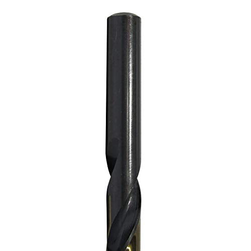 Drill America KFD3/64P12 KFD3/64 HSS Split Point Killer Force Jobber Length Drill Bit, 3/64", Black and Gold (Pack of 12) - KFD3/64P12 - size: 3/64"