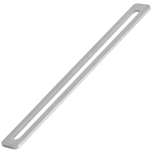6 Pack 12" x 1" Adjustable Slotted Mending Plates, Stainless Steel | Slot for 3/8" Bolt - size: 12" x 1"