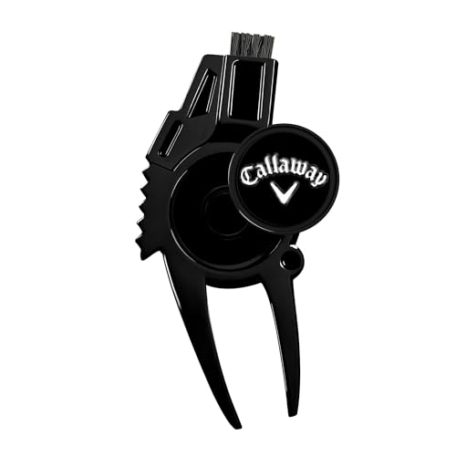 Callaway 4-in-1 Golf Divot Repair Tool - color: Black Chrome