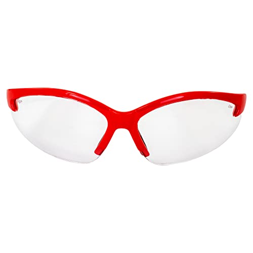 Global Vision Safety Shop Glasses - color: Red