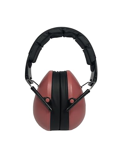 BANZ Kidz Earmuffs 2 Years & Older - Loud Noise Cancelling, Size Adjustable - color: Maroon