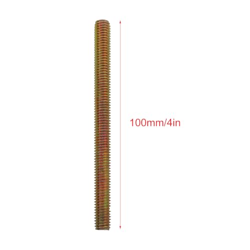 6PCS Solid Half Moon 1 in 1 Wrench Countertop Connector 8x100mm Desktop Fastener Bolt Nut Connector Matching Fixed Countertop Furniture Woodworking Headboard Connection Kit - size: 8X100mm