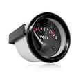 2" 52MM Car Voltage Gauge, DC 12V 8-16V Pointer Voltmeter with Backlight, Universal LED Light Voltage Meter Digital Volt Gauge for Trucks SUVs RVs, Car Accessories