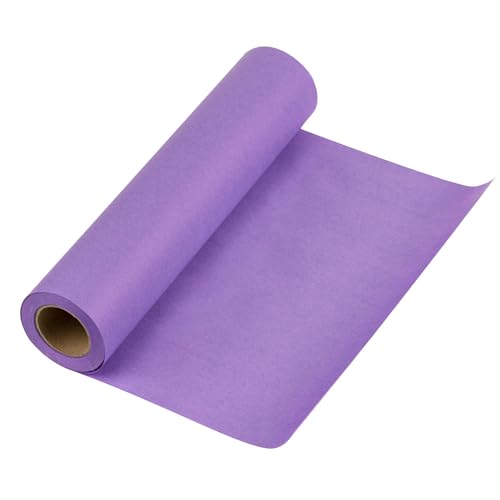 RUSPEPA Dark Purple Kraft Paper Roll - 12 inches x 100 feet - Natural Recyclable Paper Perfect for Crafts, Art, Small Wrapping, Packing, Postal, Shipping, Dunnage & Parcel - color: Dark Purple, size: 12" x 100'