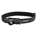 Coast XPH30R 1200 Lumen USB-C Rechargeable Dual Power Headlamp with Twist Focus Beam and Magnetic Base, 4.37 oz. - Black - color: Black