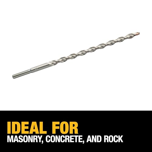 DEWALT Carbide Hammer Drill Bit, for Masonry, Concrete and Rock, Thick Rock Carbide Tip (DW5236)