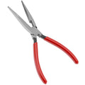 QWORK Long Nose Pliers 8 Inch, Precision Cutting and Gripping Tool for Electricians Mechanics and DIY, Needle Nose Plier for Home and Workshop