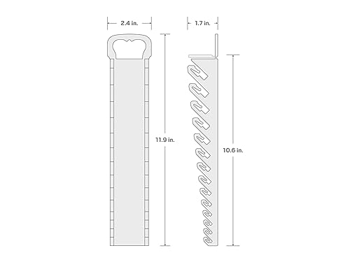 TEKTON 14-Tool Stubby Combination Wrench Holder | OWP21214 | Red