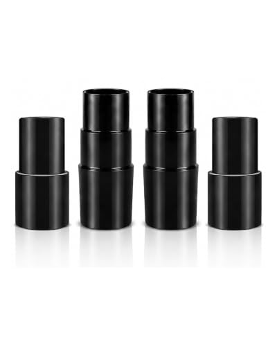 Vacuum Hose Adapter 4Pcs 1-3/8" to 1-1/4" & 1-1/2" for Vacuum Attachments