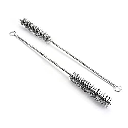 Utoolmart Steel Wire Cleaning Brush - Spiral Power Cleaner, 0.8 x 12 inch, 2-pack - color: 2pcs, size: 2cm