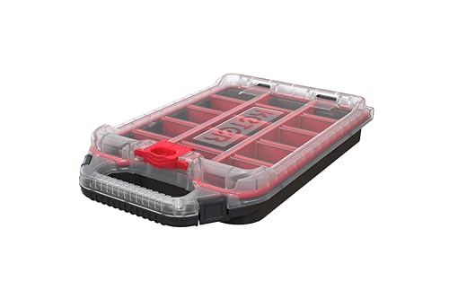 Keter Stack N Rolling Tool Box Modular Storage System 4 Piece - color: Black/Red, size: 4PC System