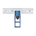 PEC Tools Double Square, 4" Machinist Blade, Made in USA - color: Graduation: 4R (8ths/16ths/32nds/64ths), size: 4"