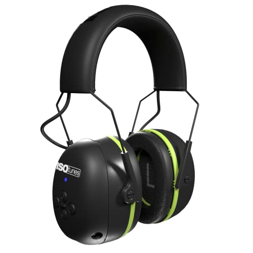 ISOtunes AIR DEFENDER Earmuffs: Comfortable Wireless unisex adult Hearing Protection Earmuffs with 40 Hour Battery Life - color: Green